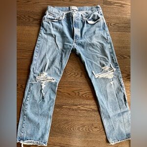 AGOLDE Los Angeles ripped blue jeans. Size 30.